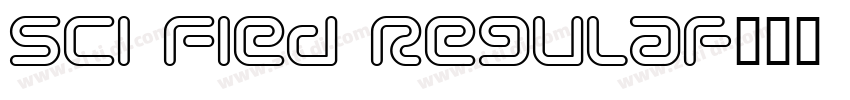 Sci Fied Regular字体转换
